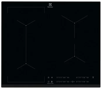 Варильна поверхня Electrolux індукційна, 60см, розширена зона, Hob2Hood, чорний