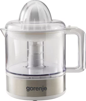 Соковитискач Gorenje цитрус-прес 30Вт, чаша-0.8л, пластик/метал, білий