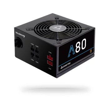 Блок живлення CHIEFTEC A-80  (750W), >85%, 120мм, 1xMB 24pin(20+4), 1xCPU 8pin(4+4), 4xMolex, 6xSATA, 2xPCIe 8pin(6+2), Modular