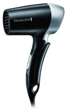 Фен Remington дорожній On The Go, 1400Вт, 2 режими, складна ручка, чорний