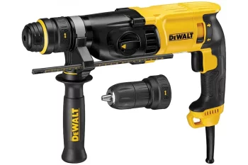 Перфоратор мережевий DeWalt SDS-Plus 900Вт 3.0 Дж 0-5350уд/хв 0-1450об/хв 3 режими кейс 3.1кг