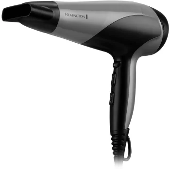Фен Remington Ionic Dry, 2200Вт, 3 режими, дифузор,турмалинова іоніз-я, хол. обдув, сіро-чорний