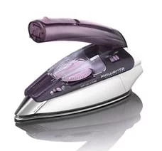 Праска Rowenta дорожня First Class, 1000Вт, 65мл, паровий удар -45гр, нерж. сталь, біло-фіолетовий