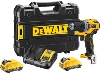 Дриль-шурупокрут DeWalt XR Li-Ion 12В акб 2х2А·год 57.5Нм 425-1500об/хв патрон 10мм кейс 1.1кг