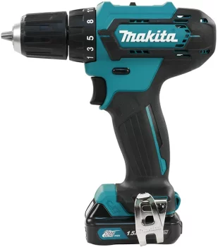 Шурупокрут-дриль акумуляторний Makita DF333DWYE 10.8В 2х1.5А·год 14·30Нм 0-450·0-1700об/хв 1.1кг