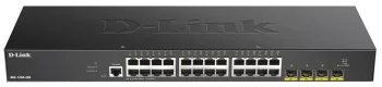 Комутатор D-Link DGS-1250-28X 24xGE, 4xSFP+, WebSmart