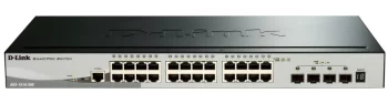 Комутатор D-Link DGS-1510-28X 24xGE, 4xSFP+, SmartPro