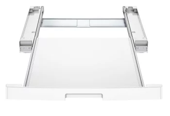 Комплект монтажний LG для з'єднання пральної машини з сушильною машиною, висувна полиця, білий