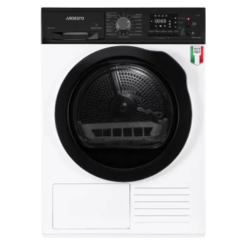 Сушильна машина ARDESTO тепловий насос Bianco Vero, 8кг, A+++, 63см, дисплей, інвертор, підсвіч.барабана, білий