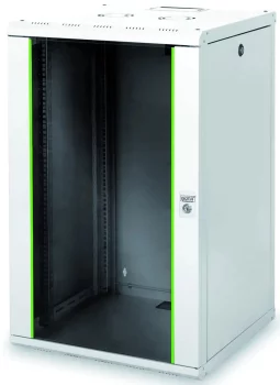 Шафа DIGITUS 19", 20U, Wall Mounting Unique, 600x600 мм, 100кг максимально, сіра