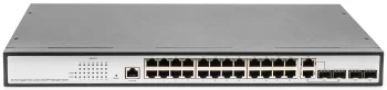 Комутатор DIGITUS 24 port + 2 combo and 2 SFP uplink, Gigabit L2 Switch, Managed
