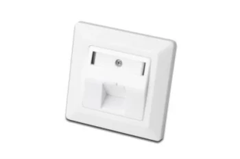 Лицьова панель DIGITUS 1х Keystone 80x80 з заземленням