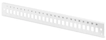 Фронтальна панель DIGITUS патч-панелі 24x LC Duplex, SC Simplex, E2000 Simplex 1U, quick lock