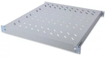 Полиця DIGITUS 19", 1U, регульована, 500мм, сіра
