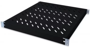 Полиця DIGITUS 19", 1U, регульована, 500мм, чорна
