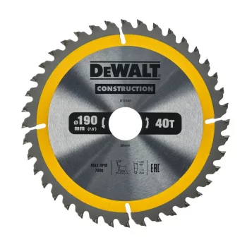 Диск пиляльний СONSTRUCTION DeWALT DT1945