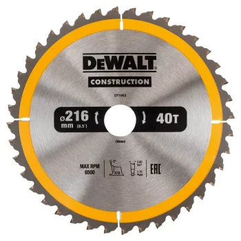Диск пиляльний СONSTRUCTION DeWALT DT1953