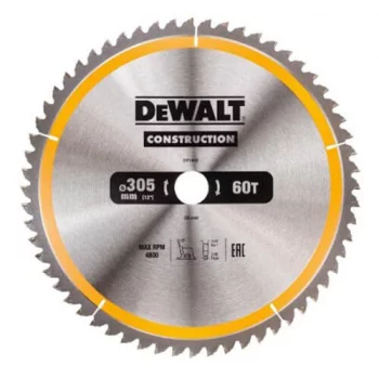 Диск пиляльний СONSTRUCTION DeWALT DT1960