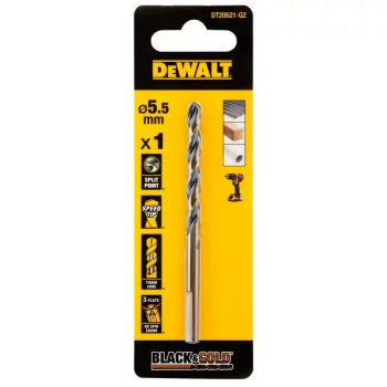 Свердло по металу Black & Gold DeWALT DT20521