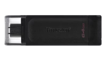 Накопичувач Kingston   64GB USB 3.2 Type-C Gen 1 DT70