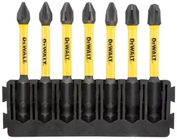 Біти DeWalt FlexTorq 57мм Рh1 Рh2 Рh3 набір 7шт