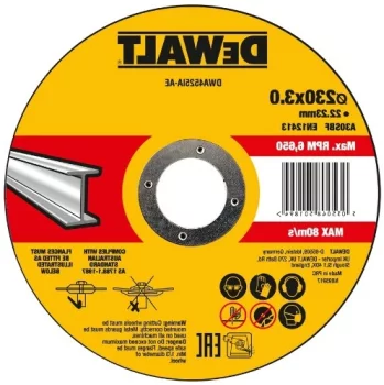 Диск відрізний DeWalt HIGH PERFORMANCE по металу 230х3х22.23мм