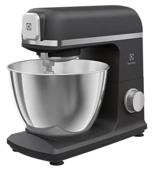 Кухонна машина Electrolux, 1200Вт, чаша-метал, корпус-метал, насадок-3, чорний