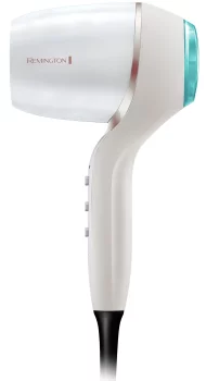 Фен Remington HYDRAluxe PRO, 2200Вт, 3 режими, дифузор, іоніз-я, хол. обдув, білий
