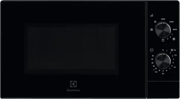 Мікрохвильова піч Electrolux, 20л, мех. керування, 800Вт, гриль, чорний
