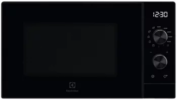 Мікрохвильова піч Electrolux, 25л, мех. керування, 900Вт, гриль, дисплей, інвертор, чорний