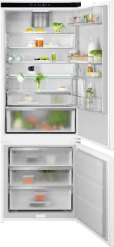 Холодильник Electrolux вбудований з нижн. мороз., 188x70х55, холод.відд.-286л, мороз.відд.-65л, 2дв., А++, Combi, інв., диспл внутр., зона св-ті, білий