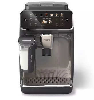 Кавомашина Philips Series 4400 LatteGo, 1.8л, зерно+мелена, автомат.капуч, дисплей, авторецептів -12, чорний