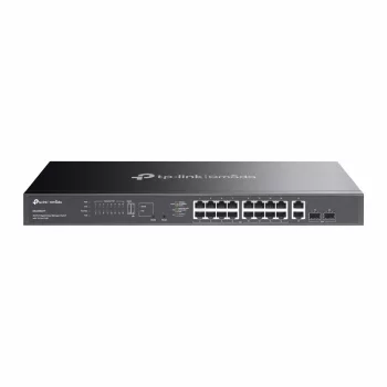 Комутатор TP-LINK Switch ES220GMP  20xGE (16xPoE), 250Вт, 2xSFP, WebSmart