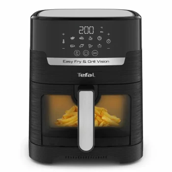 Мультипіч Tefal Easy Fry&Grill Vision Window, 1550Вт, чаша-4.2л, сенсорне керув., 10 програм, з віконцем, пластик, чорний