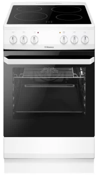 Плита Hansa електрична склокерамічна, 50х60см, 62л, білий