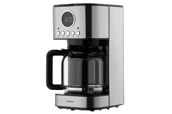 Кавоварка Ardesto крапельна Steel Collection1.5л, мелена, сріблястий