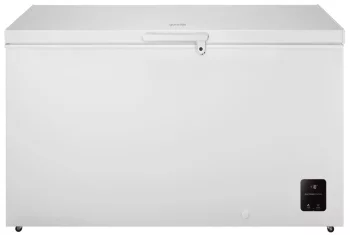 Морозильна скриня Gorenje, 420л, А+, ST, Дисплей, білий