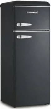 Холодильник Snaige з верхн. мороз., 147.5x56х63, холод.відд.-166л, мороз.відд.-46л, 2дв., A++, ST, retro, чорний