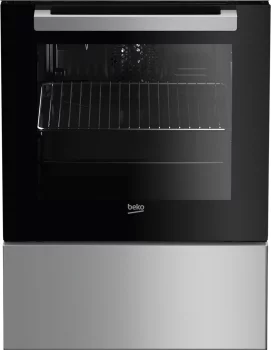Плита Beko комбінована, 55л, 50x60см, для зрідженого газу, конвекція, чавун, нерж