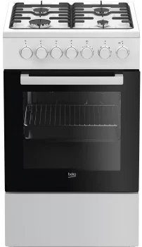 Плита Beko комбінована, 55л, 50x60см, білий