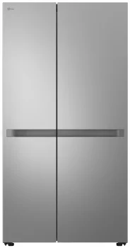 Холодильник LG SBS, 179x91х74, холод.відд.-422л, мороз.відд.-236л, 2дв., А+, NF, інв., диспл внутр., сріблястий