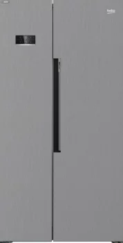 Холодильник Beko SBS, 179x91x71, xолод.відд.-368л, мороз.відд.-190л, 2дв., A+, NF, дисплей, нерж