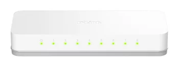 Комутатор D-Link GO-SW-8E 8xFE, Некерований