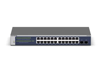 Комутатор NETGEAR GS724T 24xGE, 2xSFP, Керований L2