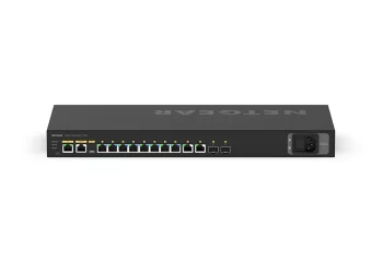Комутатор NETGEAR M4250-10G2XF-PoE+ (GSM4212PX) 8x1GE PoE+(240Вт), 2x1GE, 2xSFP, AV Line керований L2