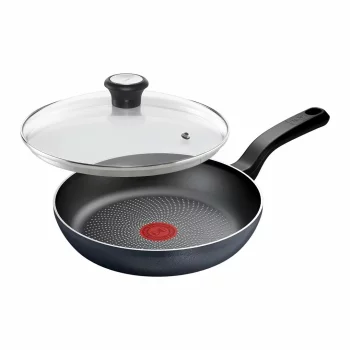 Сковорода з кришкою Tefal So' Light, 24см, алюміній, бакеліт, скло, чорний