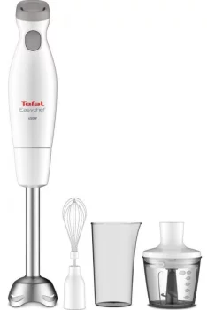 Блендер Tefal заглибний Easychef 450Вт, 3в1, чаша-800мл, чопер-500мл, турборежим, білий