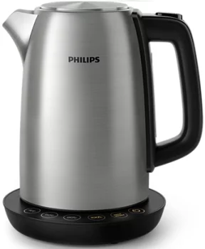 Електрочайник Philips Avance Collection 1.7л, 4 темп.реж, метал