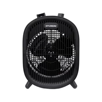 Тепловентилятор HYUNDAI HFH2000FX, 20м2, 2000Вт, мех. упр-ння, спіральний нагрів. елемент, чорний