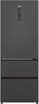 Холодильник Haier багатодверний, 190.5x70х64.8, холод.відд.-354л, мороз.відд.-174л, 3дв., А+, NF, інв., дисплей, зона нульова, чорний